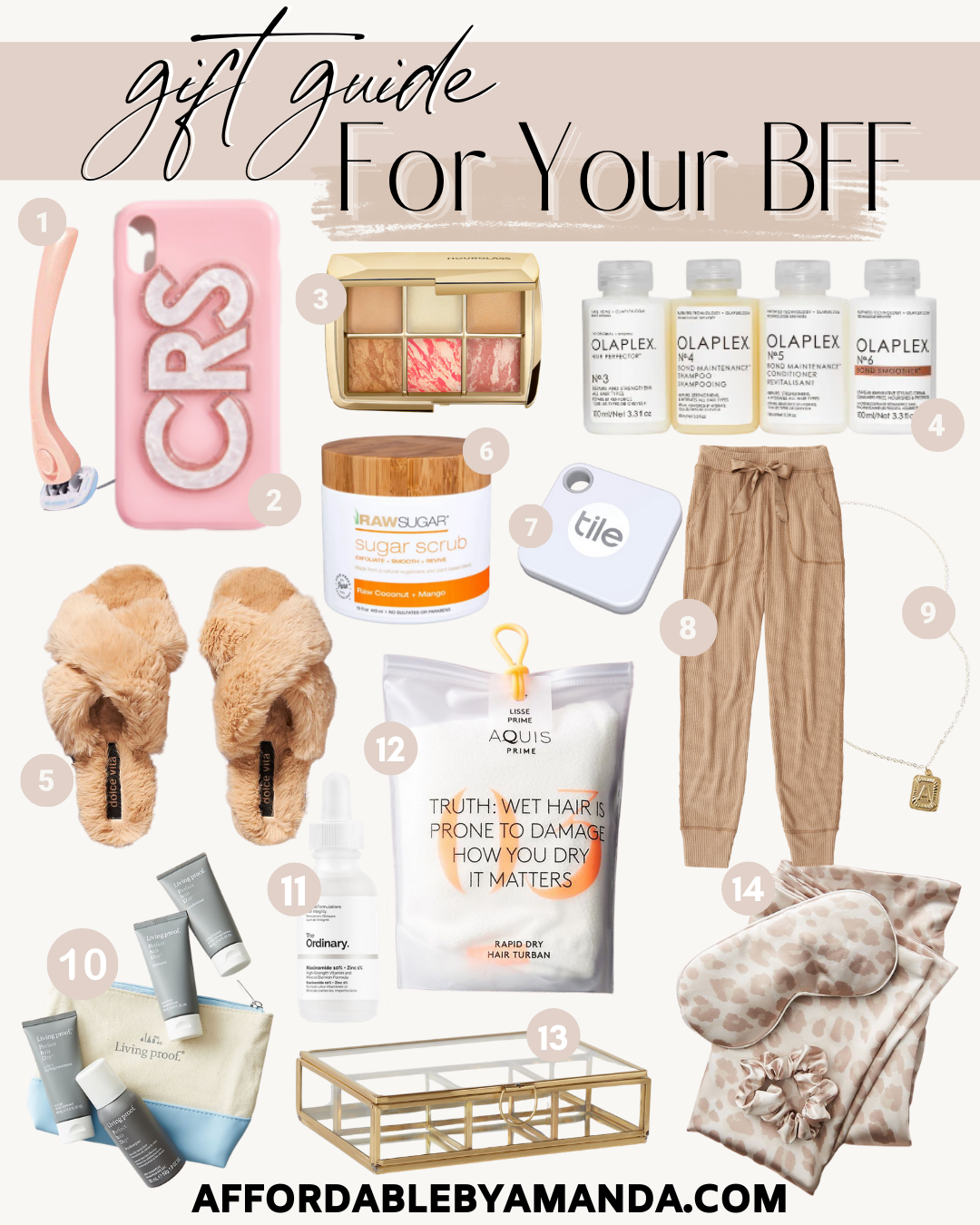 Gift Guide: Gift Ideas for Best Friend - Affordable by Amanda